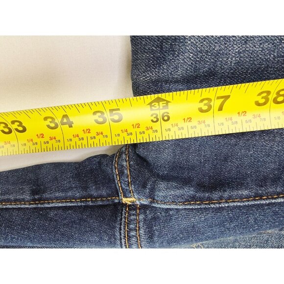 American Eagle Outfitters 32X36 Men Athletic Fit Airflex + Blue Denim Logo Jeans - Picture 11 of 12